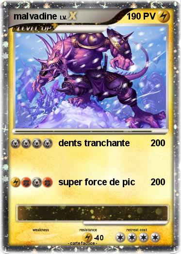 Pokemon malvadine