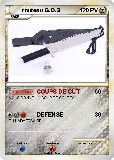 Pokemon couteau G.O.S