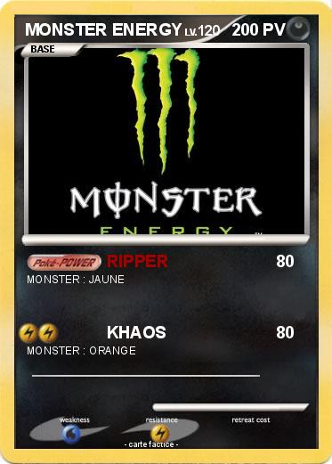 Pokemon MONSTER ENERGY