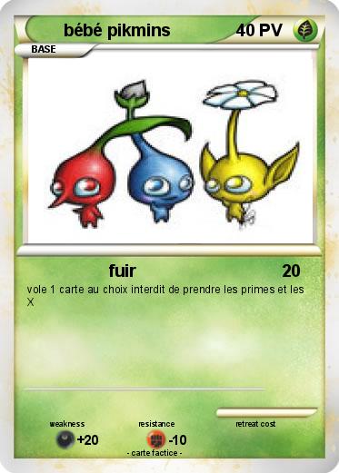 Pokemon bébé pikmins