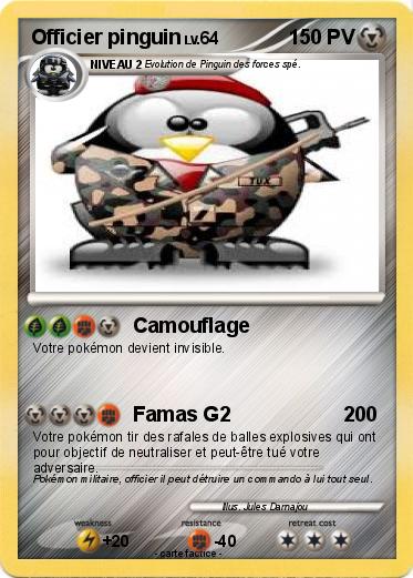 Pokemon Officier pinguin