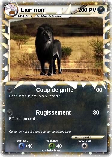 Pokemon Lion noir