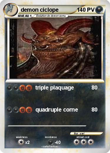 Pokemon demon ciclope