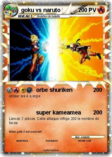 Pokemon goku vs naruto