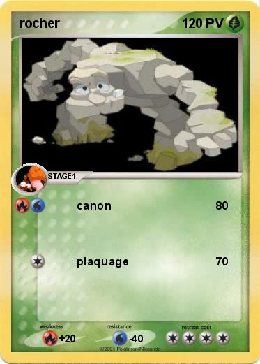 Pokemon rocher