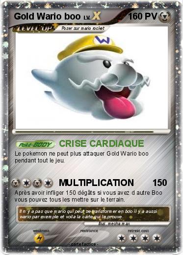 Pokemon Gold Wario boo
