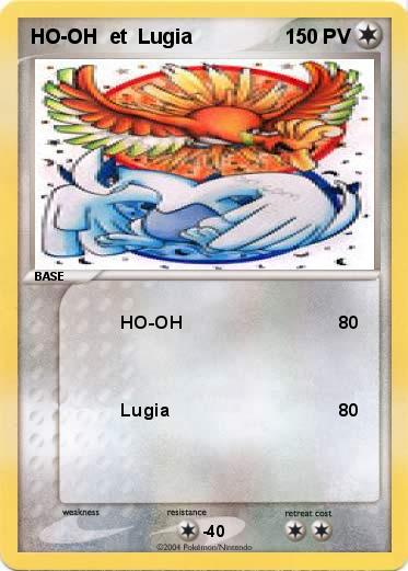 Pokemon HO-OH  et  Lugia