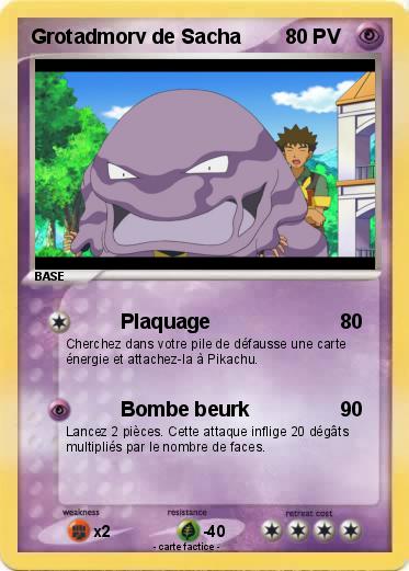 Pokemon Grotadmorv de Sacha