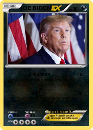 Pokemon JOE BIDEN