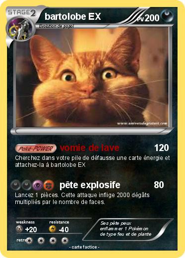 Pokemon bartolobe EX