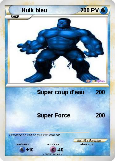 Pokemon Hulk bleu