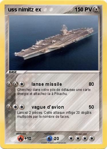 Pokemon uss nimitz ex