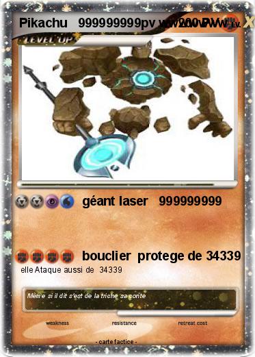 Pokemon Pikachu   999999999pv wwwwwww