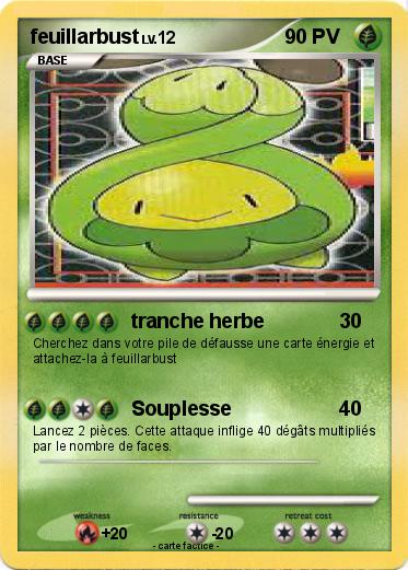Pokemon feuillarbust