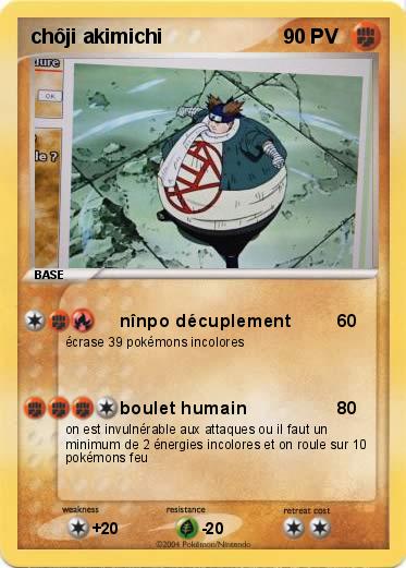 Pokemon chôji akimichi