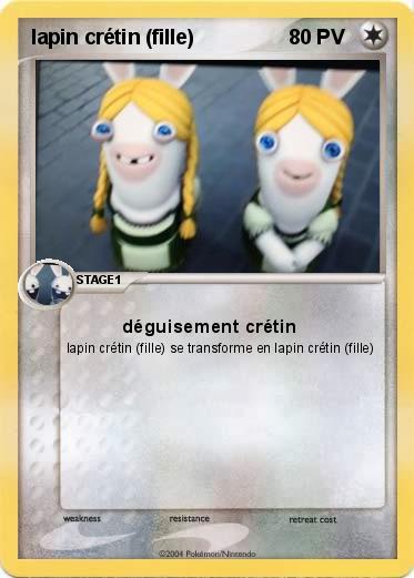 Pokemon lapin crétin (fille)
