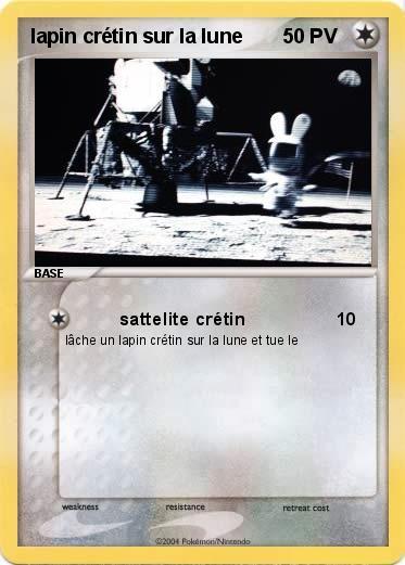 Pokemon lapin crétin sur la lune