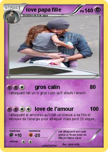Pokemon love papa fille