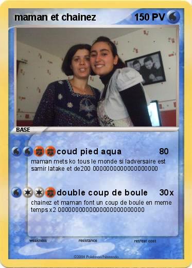 Pokemon maman et chainez