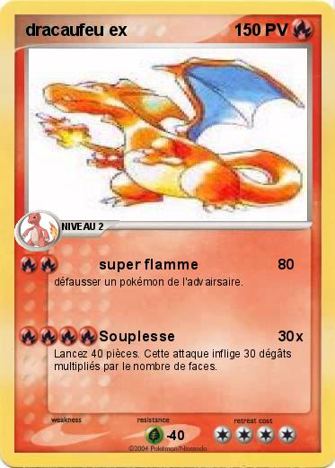 Pokemon dracaufeu ex