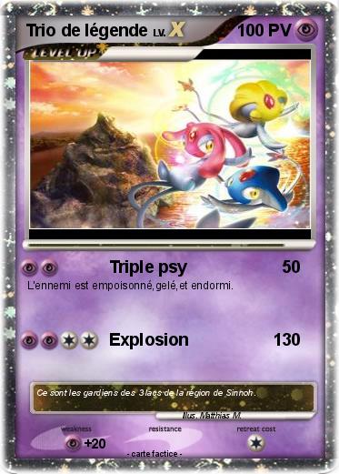 Pokemon Trio de légende