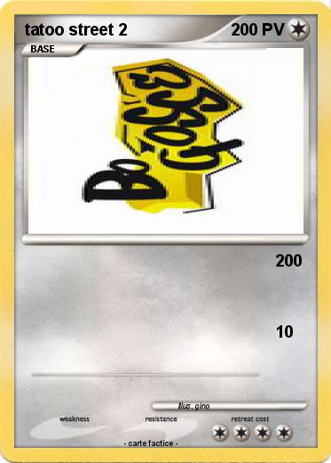 Pokemon tatoo street 2