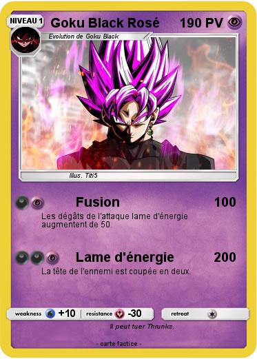 Pokemon Goku Black Rosé