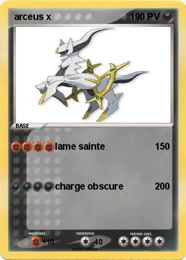 Pokemon arceus x