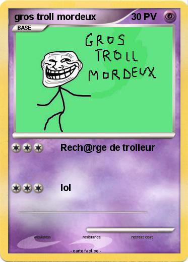 Pokemon gros troll mordeux