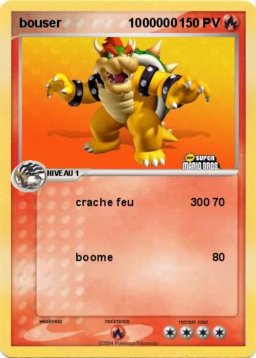 Pokemon bouser                   1000000