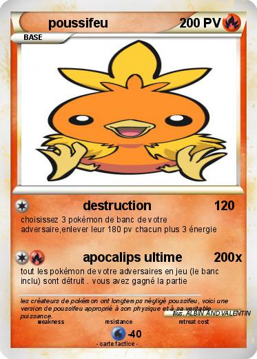 Pokemon poussifeu