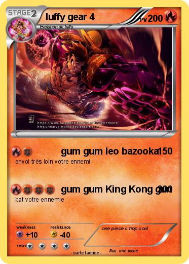 Pokemon luffy gear 4