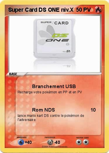 Pokemon Super Card DS ONE niv.X