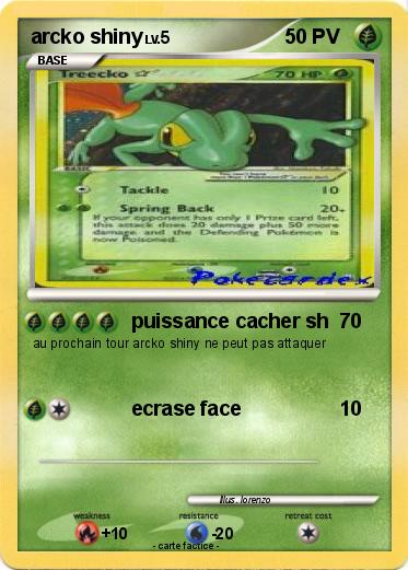 Pokemon arcko shiny