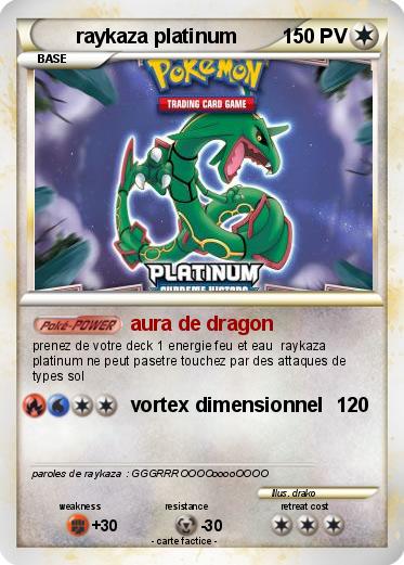 Pokemon raykaza platinum