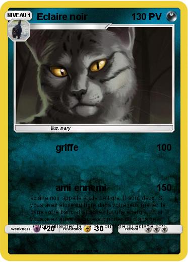 Pokemon Eclaire noir