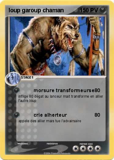 Pokemon loup garoup chaman