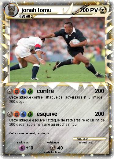 Pokemon jonah lomu