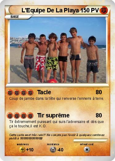 Pokemon L'Equipe De La Playa