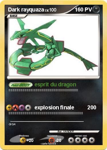Pokemon Dark rayquaza