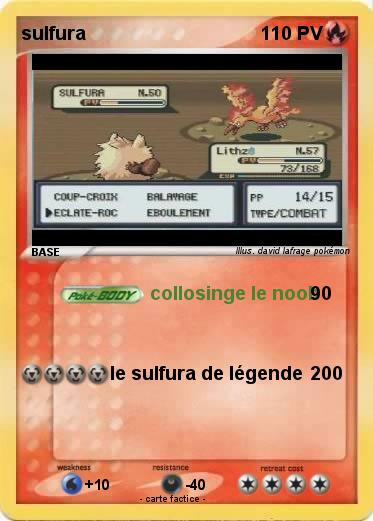Pokemon sulfura