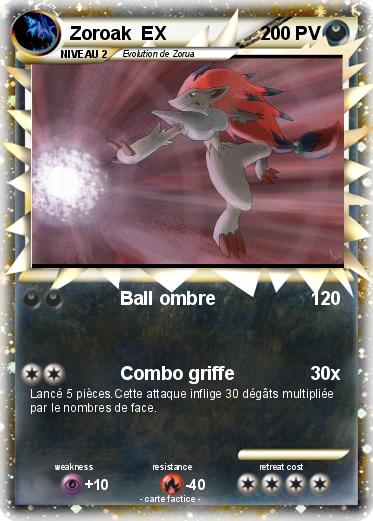 Pokemon Zoroak  EX