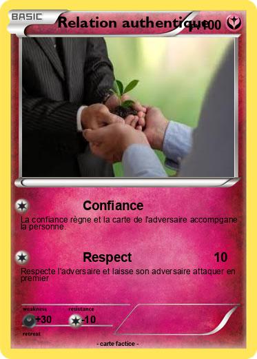 Pokemon Relation authentique
