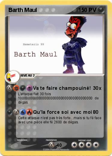 Pokemon Barth Maul