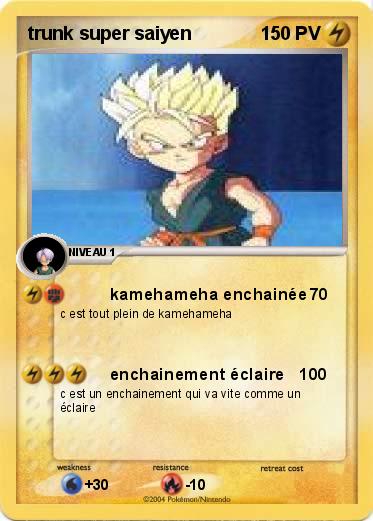 Pokemon trunk super saiyen