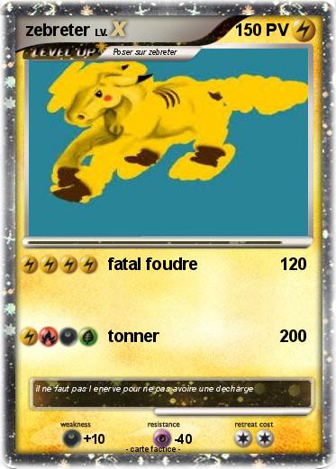 Pokemon zebreter