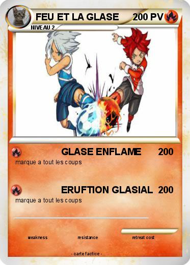 Pokemon FEU ET LA GLASE