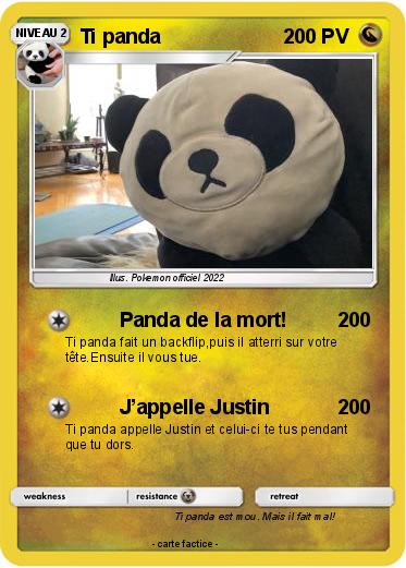 Pokemon Ti panda Pokemon Ti panda