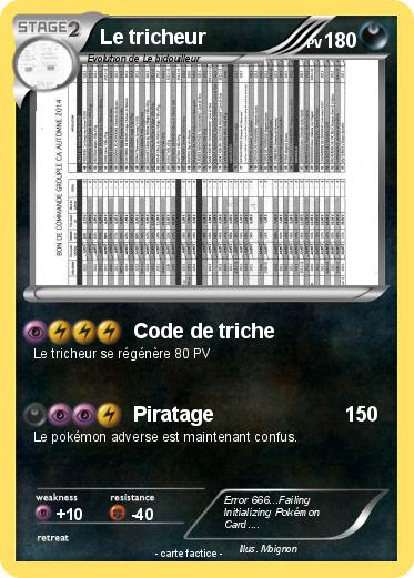 Pokemon Le tricheur