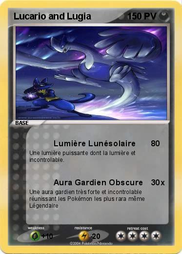Pokemon Lucario and Lugia